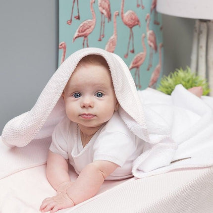 Baby's Only Badcape Baby Classic Poederblauw 75x85cm koop je bij Babywinkel