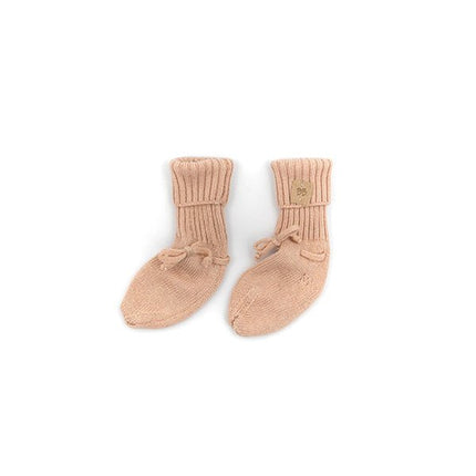 Bamboom Babyslofjes Knitted Roze koop je bij Babywinkel