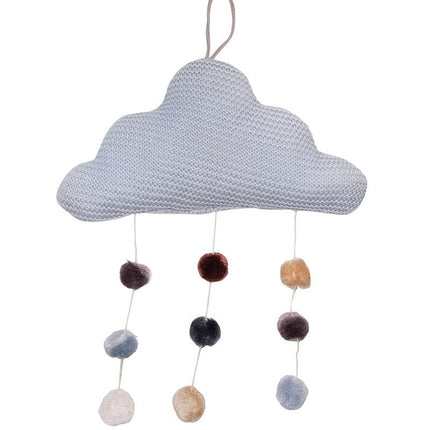 Bamboom Hangspeeltje Wolkje Pompoen Licht Blauw koop je bij Babywinkel