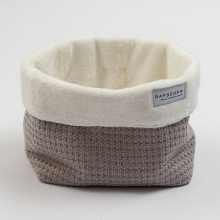 Bamboom Mandje Soft Stone Warm Grijs koop je bij Babywinkel