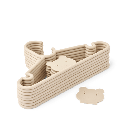 Liewood Kledinghanger Falton Mr Bear / Sandy 8St koop je bij Babywinkel