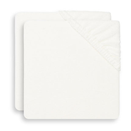 Jollein Aankleedkussenhoes Badstof Ivory 50x70m 2st koop je bij Babywinkel