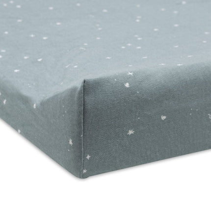 Jollein Aankleedkussenhoes Twinkling Sea Green 50X70Cm koop je bij Babywinkel