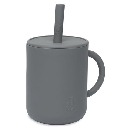 Jollein Drinkbeker Silicone Storm Grey koop je bij Babywinkel