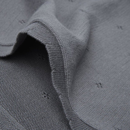 Jollein Wiegdeken Pointelle Storm Grey 100x150cm koop je bij Babywinkel