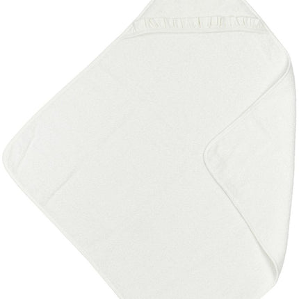 Meyco Badcape Baby Badstof Ruffle Offwhite koop je bij Babywinkel