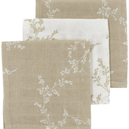 Meyco Monddoekje 3St Branches Sand koop je bij Babywinkel