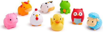 Munchkin Badspeelgoed Waterspuidende Boerderij Dieren 8St koop je bij Babywinkel