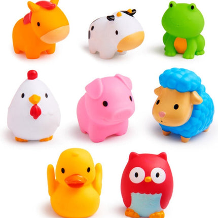 Munchkin Badspeelgoed Waterspuidende Boerderij Dieren 8St koop je bij Babywinkel