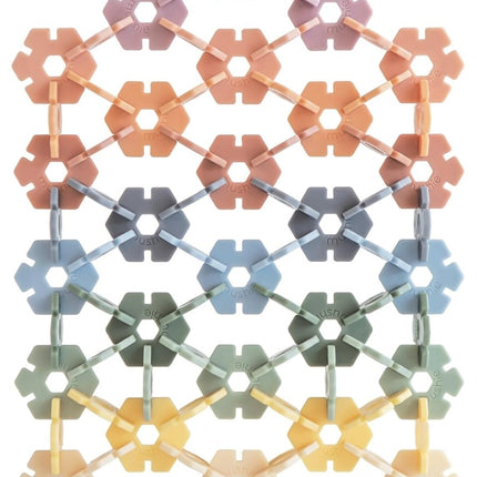 Mushie Bouwset Bloemen 100 Delig koop je bij Babywinkel