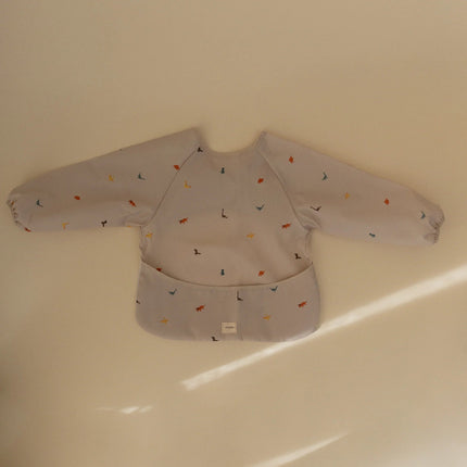 Mushie Slabbetje Lange Mouwen Dino'S koop je bij Babywinkel