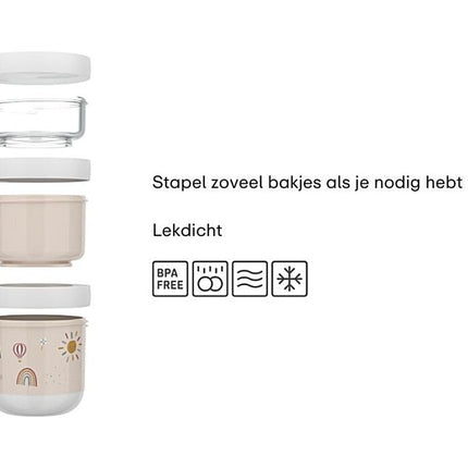 Mepal Opbergbakjes Mio Fairy Garden 3 - Deilg koop je bij Babywinkel