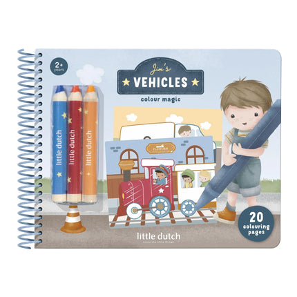 Little Dutch Kleurboek Jim Voertuigen