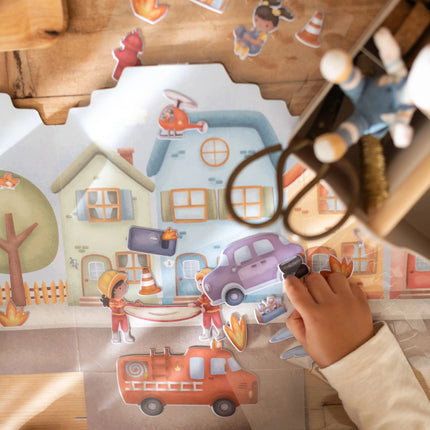 Little Dutch Stickerboek Brandweer Jim