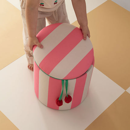 <tc>Kid's Concept</tc> Sitzkissen „Zylinder“ mit Stauraum, rosa