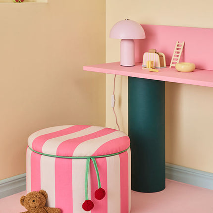 <tc>Kid's Concept</tc> Sitzkissen „Zylinder“ mit Stauraum, rosa