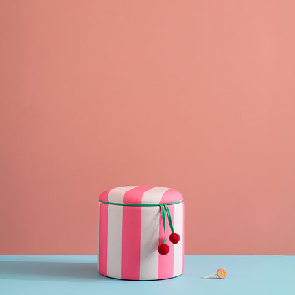 <tc>Kid's Concept</tc> Sitzkissen „Zylinder“ mit Stauraum, rosa