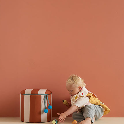 <tc>Kid's Concept</tc> Sitzhocker „Cilinder“ mit Stauraum, braun