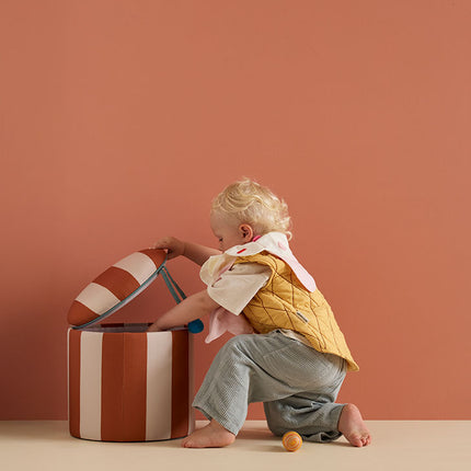<tc>Kid's Concept</tc> Sitzhocker „Cilinder“ mit Stauraum, braun