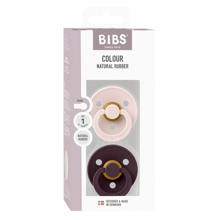 <tc>BIBS</tc> Schnuller Farbe 2 PACK Petal/Plum Größe 2