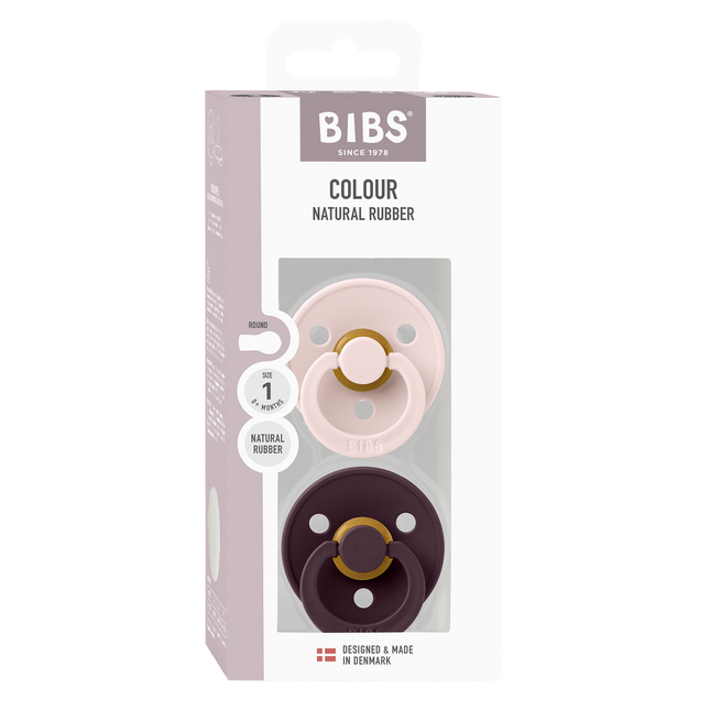 <tc>BIBS</tc> Schnuller Farbe 2 PACK Petal/Plum Größe 2