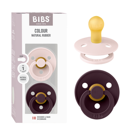 <tc>BIBS</tc> Schnuller Farbe 2 PACK Petal/Plum Größe 2
