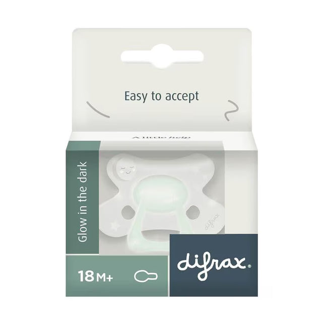 <tc>Difrax</tc> <tc>Schnuller</tc> 18+ Natural Night Glow In The Dark