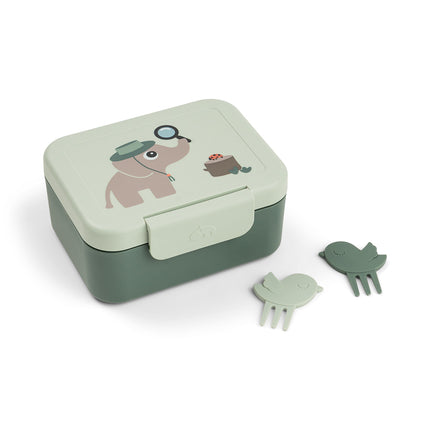 <tc>Done by Deer</tc> Brotdose inkl. Snackspieße Tiny Trails Green