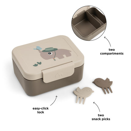 <tc>Done by Deer</tc> Brotdose inkl. Snackspieße „Tiny Trails Sand“
