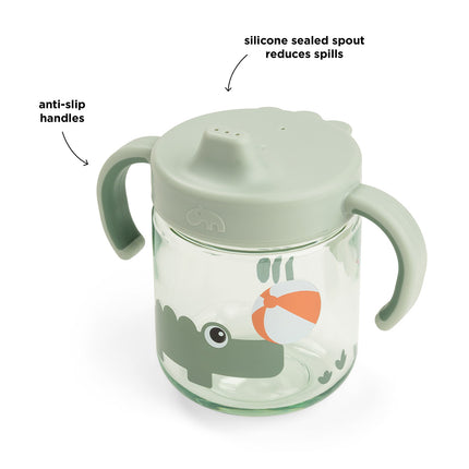 <tc>Done by Deer</tc> Becher mit Ausguss und Henkeln Playground Green