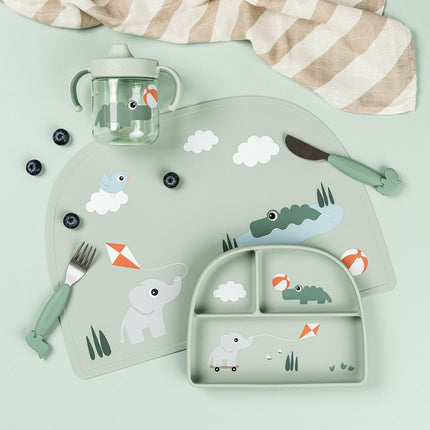 <tc>Done by Deer</tc> Becher mit Ausguss und Henkeln Playground Green