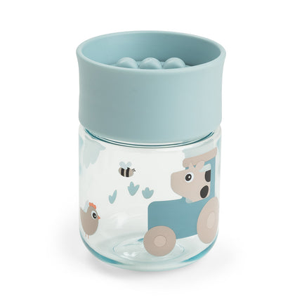 <tc>Done by Deer</tc> Übungsbecher 360 Grad Tiny Farm Blau