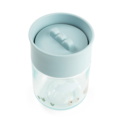 <tc>Done by Deer</tc> Übungsbecher 360 Grad Tiny Farm Blau