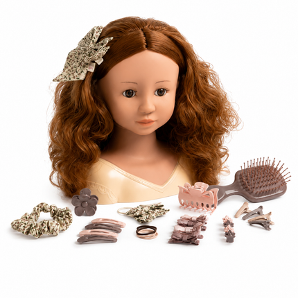 Konges Sløjd Stylingpuppe mit Haaraccessoires