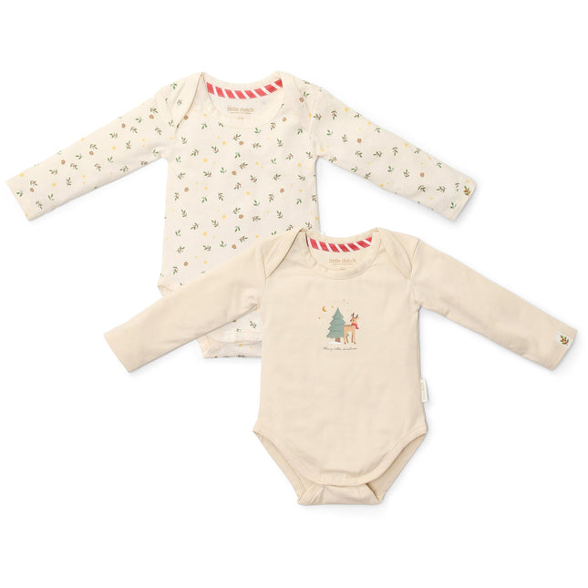 2er-Pack langärmelige Bodys Little Christmas