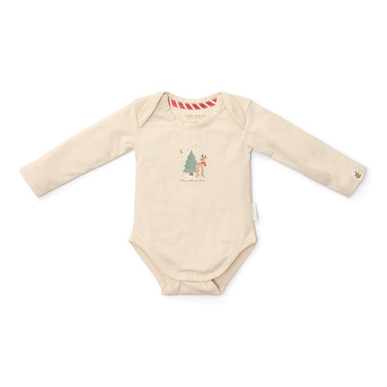 2 - pack romper lange mouw Little Christmas - Babywinkel - 8721122583746