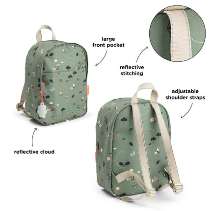 <tc>Done By Deer</tc> Rucksack Tiny Trails Green 7,5 Liter