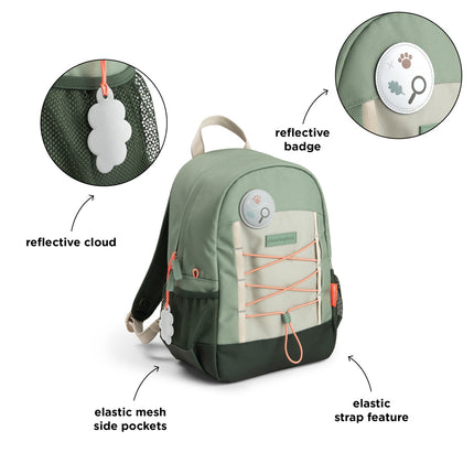 <tc>Done By Deer</tc> Rucksack Tiny Trails Green 13 l