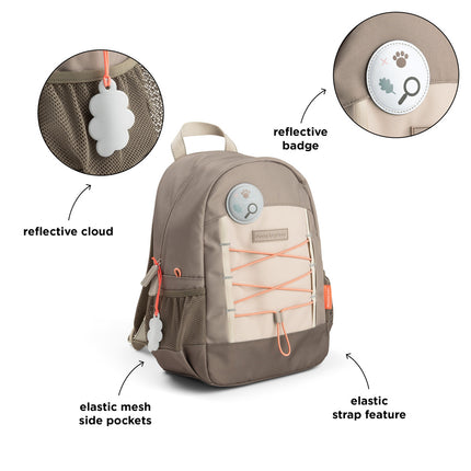 <tc>Done By Deer</tc> Rucksack Tiny Trails Sand 13 l