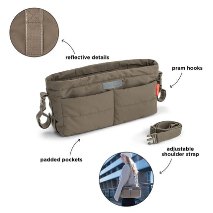 Done by Deer Kinderwagen-Organizer Taupe