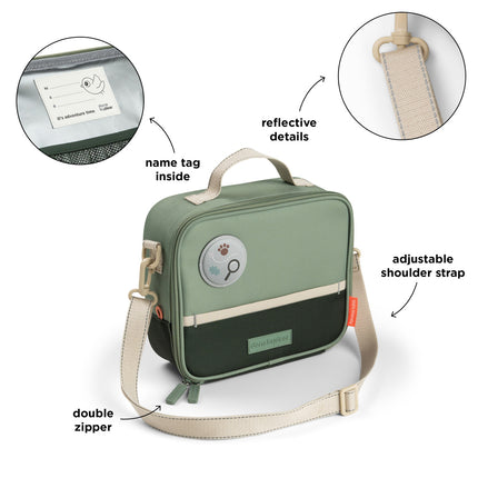 <tc>Done By Deer</tc> Thermos-Lunch-Tasche „Tiny Trails“ Grün 4 l