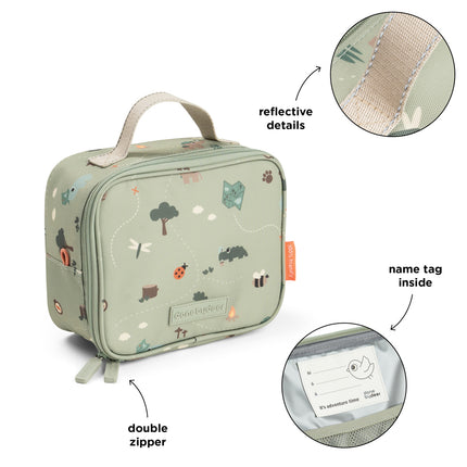 <tc>Done By Deer</tc> Tiny Thermos Lunch-Tasche Tiny Trails Green 2,8 l