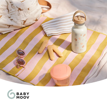 <tc>Babymoov</tc> Little Explorer Isolierte Edelstahl-Trinkflasche, Elfenbein