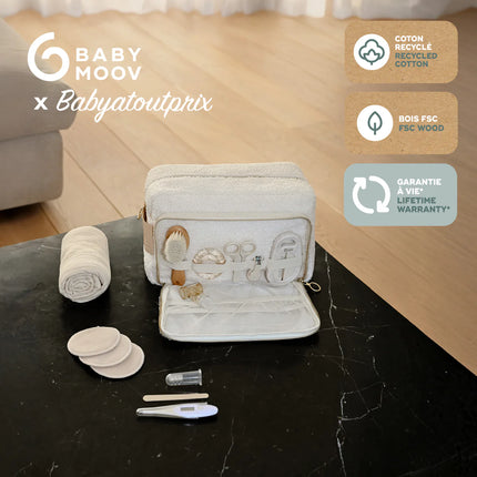<tc>Babymoov</tc> x @babyatoutprix Baby-Kulturbeutel Curl White