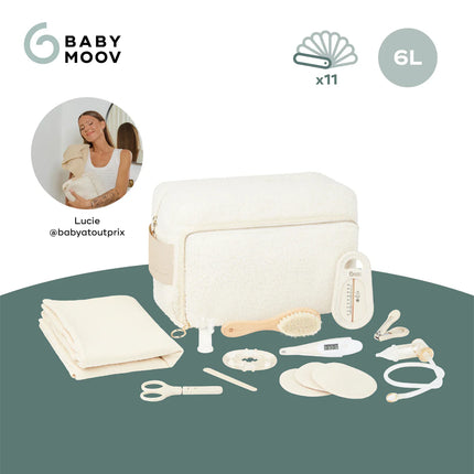 <tc>Babymoov</tc> x @babyatoutprix Baby-Kulturbeutel Curl White
