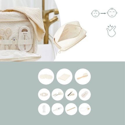 <tc>Babymoov</tc> x @babyatoutprix Baby-Kulturbeutel Curl White