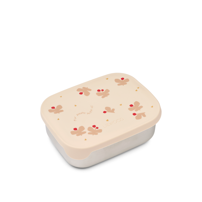 Edelstahl Lunchbox Schmetterling/Apfelblüte