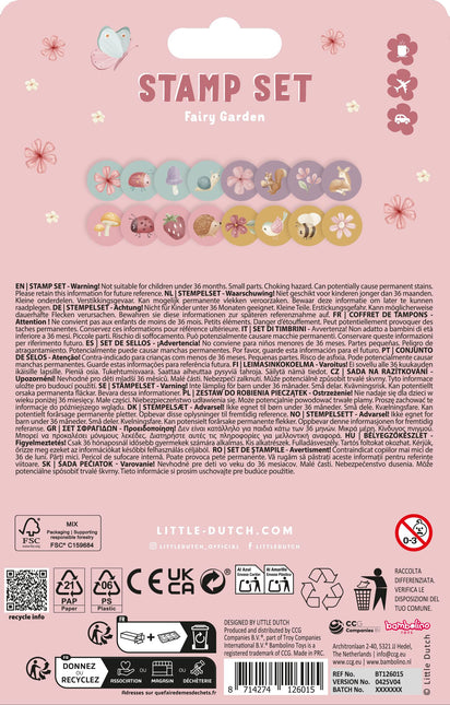 <tc>Little Dutch</tc> Stempelset Fairy Garden 12tlg
