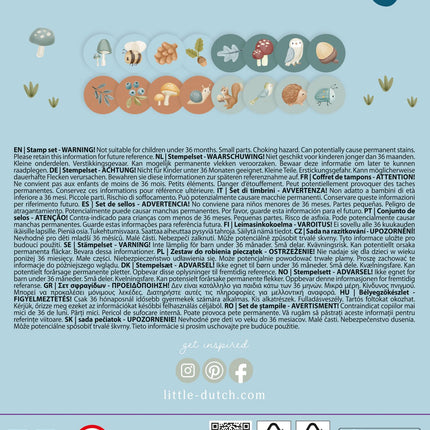 <tc>Little Dutch</tc> Stempelset Waldfreunde 12tlg