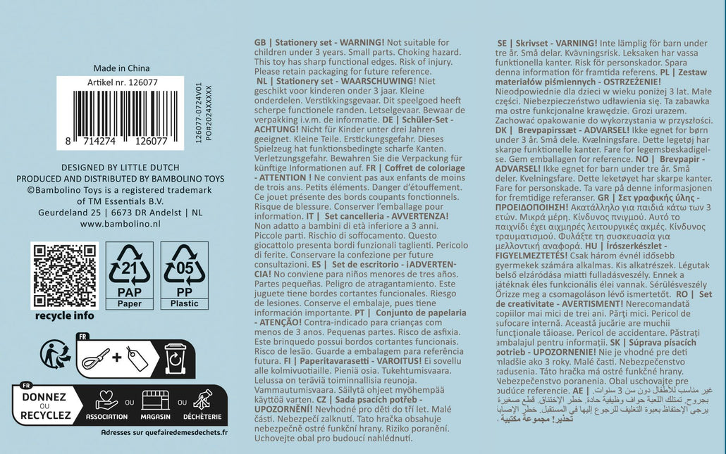 LD Briefpapier-Set Waldfreunde